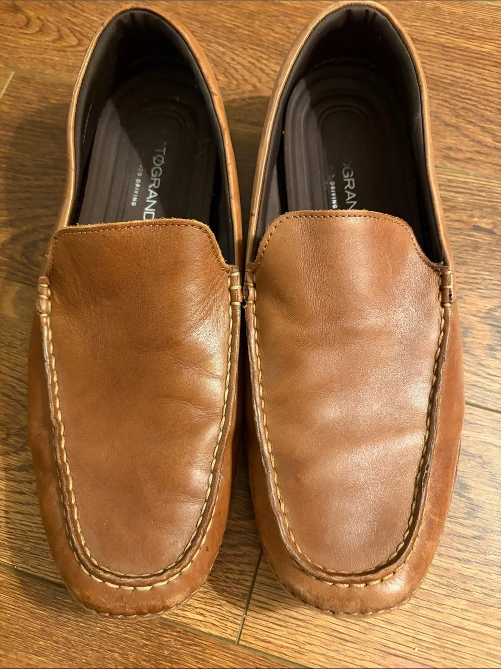 Men's Cole Haan Motogrand Leather Slip-On Driving Loafers